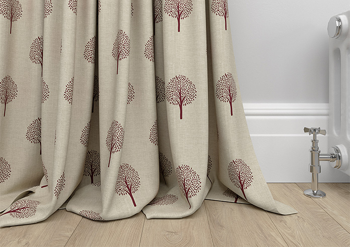 Emily Bond Yew Tree, Mulberry - Made to Measure Curtains - Image 6